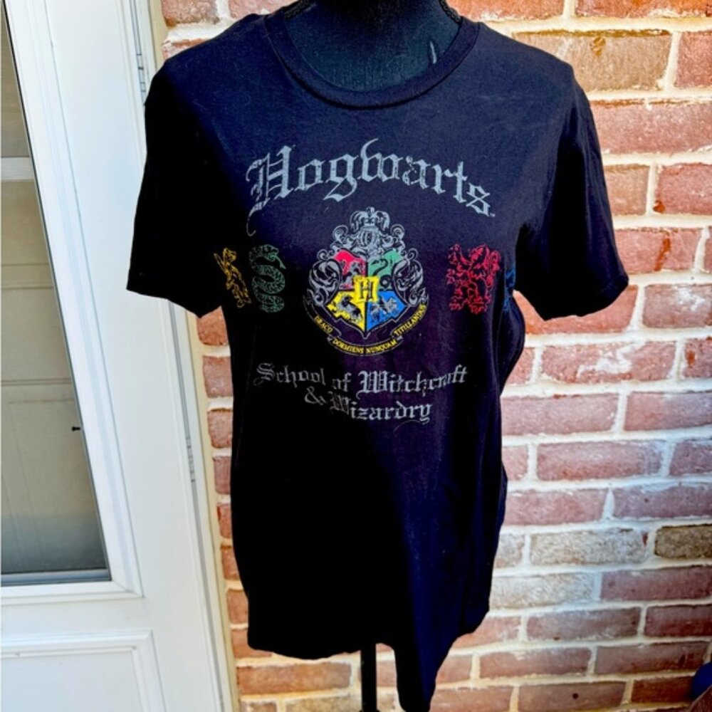 The Wizarding World of Harry Potter, Black, Short Sleeve, Shirt, Size Medium